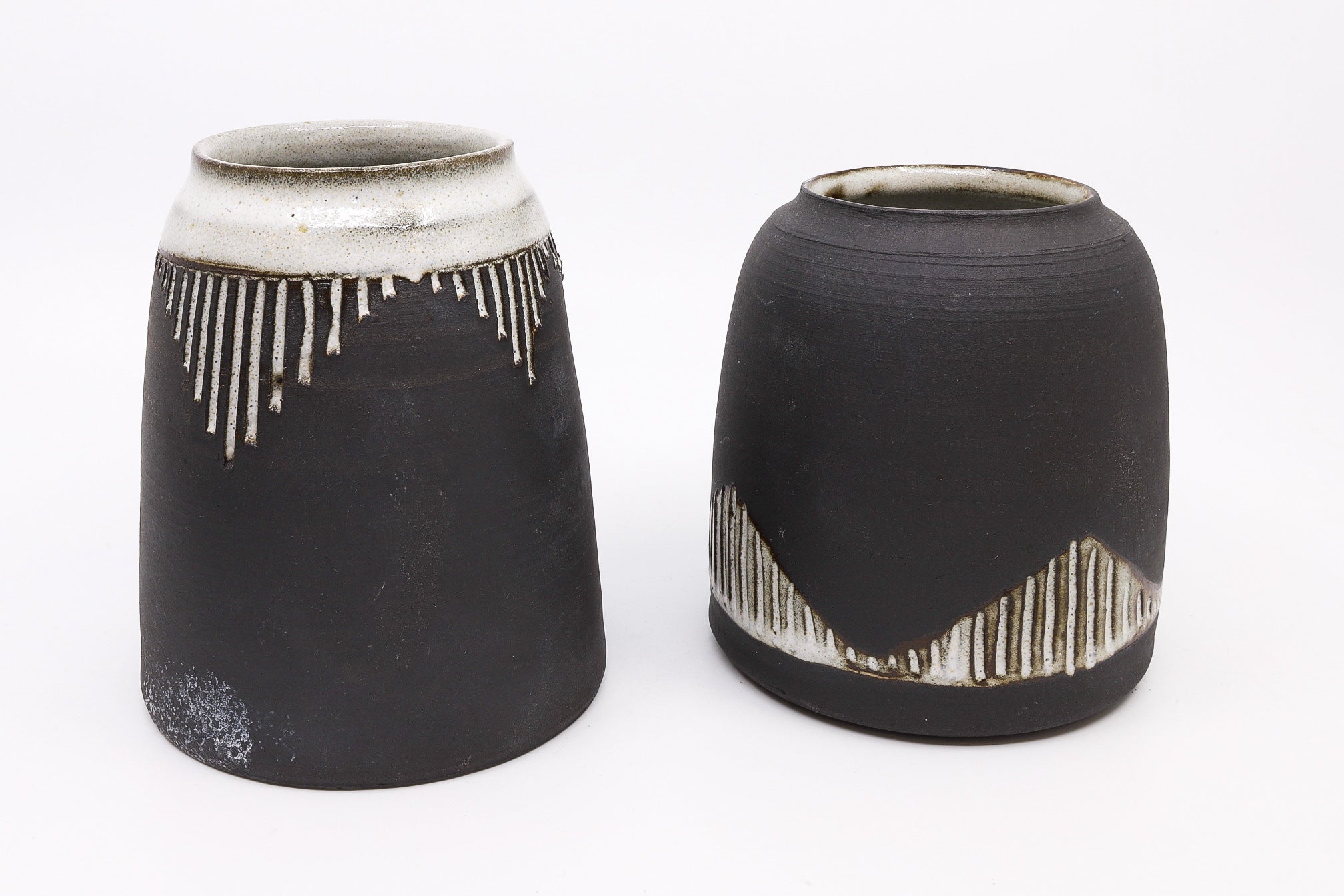 Earth & Fibre - Black Rock Vases