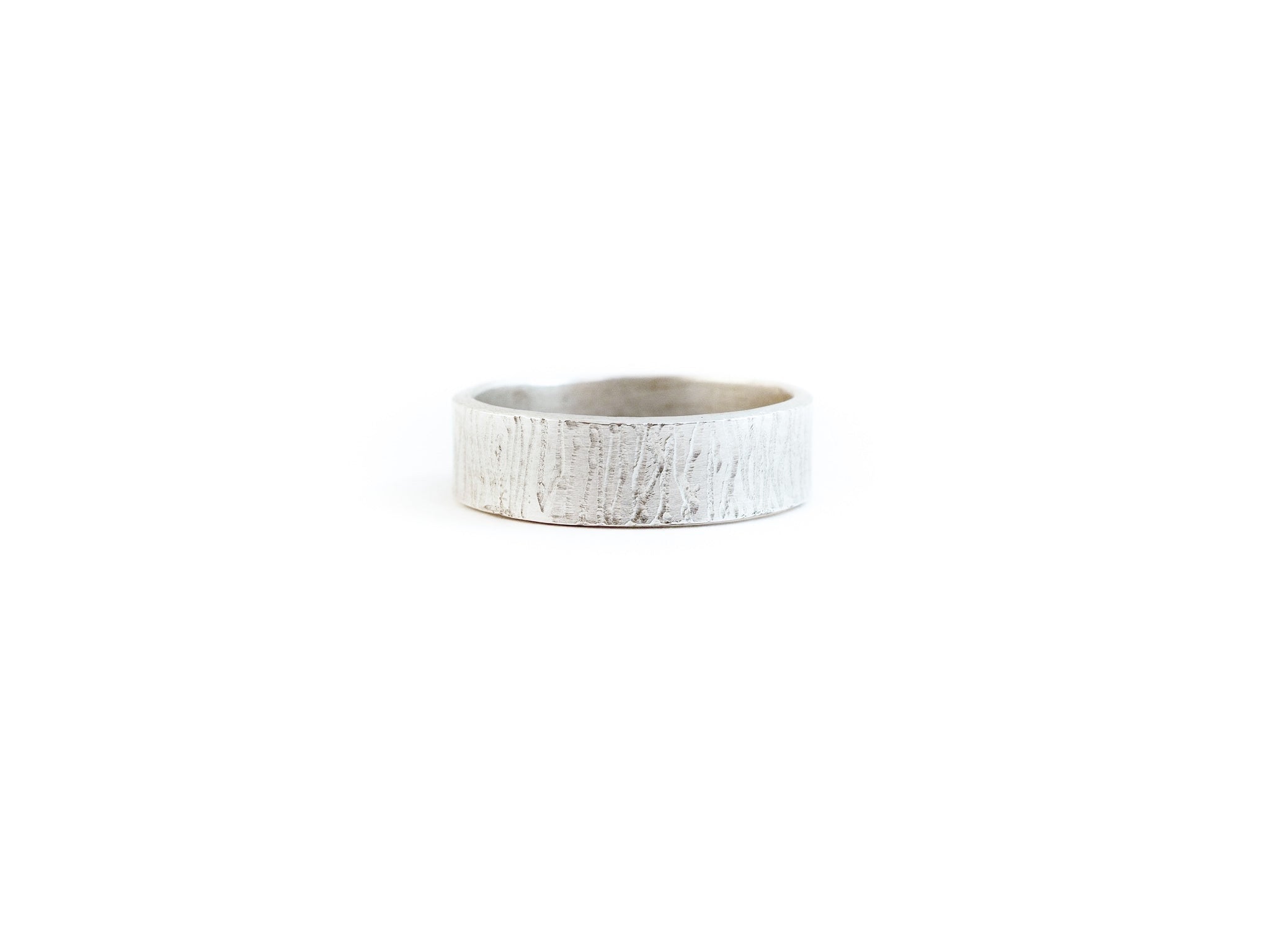 LFJ - Silver - Textured Band Ring