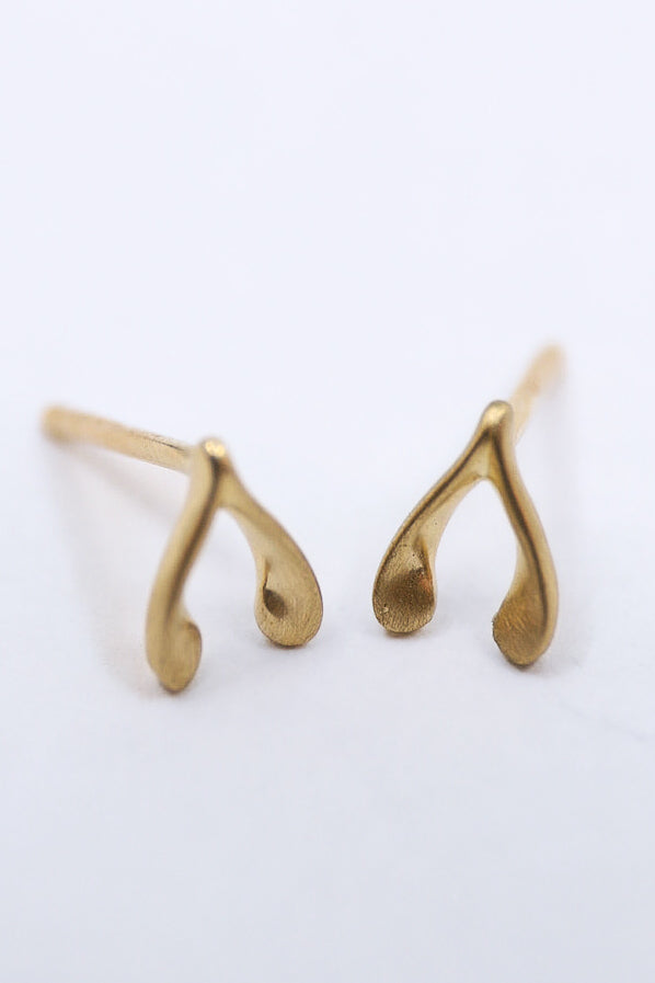 LFJ - Wishbone Earrings 10K Gold